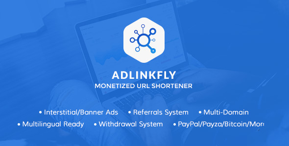 AdLinkFly v6.4.0 - PHP短网址破解商业版+免费分享